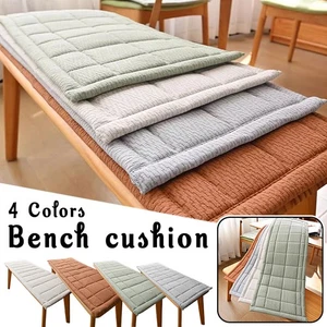 Chenille Bench Cushion Non-Slip Long Seat Pad for Dining Bench Shoe Bench Pad - Bild 1 von 18