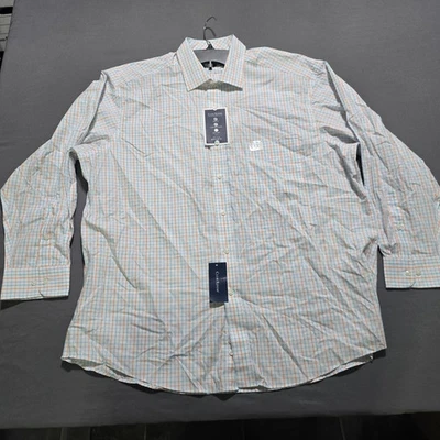 Club Room Performance Dress Shirt Mens 17.5 32 33 Button  Down Regular - Fit - Image 1 of 4