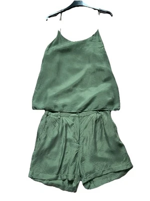 Bundle Superdry Shorts & Top Khaki Green Curpo Strappy Size 10-12 Ex/Condition - Image 1 of 4