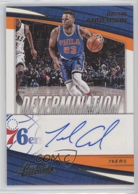 Panini Absolute Determination Level 2/25 2017-18 Justin Anderson #D-JA automático Foto 1 de 2