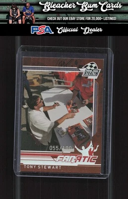 2006 Press Pass Stealth X60 Tony Stewart Fan-Atic #/100 - Image 1 of 2