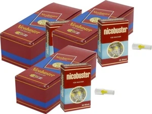 72 Nicobuster ZigarettenFilter Zigarettenspitzen 8mm Standardgröße 3x24x30erPack - Bild 1 von 3