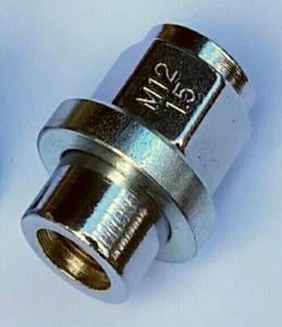 20 GRANADA MK1 GHIA 19mm SLEEVED WHEELNUTS M12x1.5 for GEN. FORD RONAL ALLOYS - Picture 1 of 2