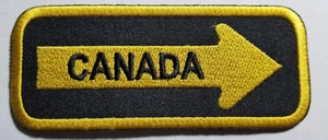 CANADA toppa ricamata unidirezionale ferro su circa 1,25x4" - Foto 1 di 2