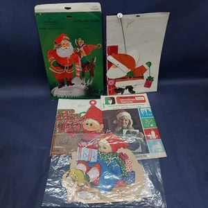 Vintage Weihnachten Karton Wohndeko Konvolut Schablonen & mehr - Bild 1 von 14