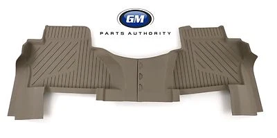 2015-2019 Cadillac Escalade ESV All Weather 2nd Row Floor Liner 84181593 Dune OE - Image 1 of 4