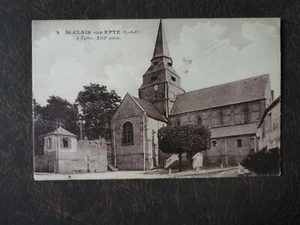 CPA 95 ST-CLAIR-SUR-EPTE - L'Eglise - Imagen 1 de 2