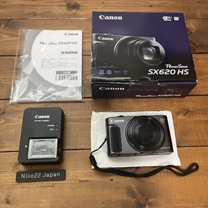 Canon PowerShot SX620 HS Black 25x optical zoom English Changed w/BOX - Picture 1 of 12
