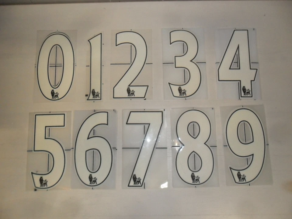 SPORTING ID LEXTRA 2613 LEXTRA PREMIER LEAGUE PLAYER SIZE NUMBER SHIRT JERSEY NUMERI MAGLIA VELLUTO