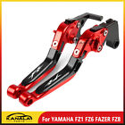 For Yamaha Fz1 Fz6 Fazer Fz8 Cnc Foldable Extendable Brake Clutch Levers
