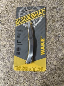 Guidesman® Wake™ 3" 420 Stainless Steel Folding Lockback Knife Lifetime Warranty - Picture 1 of 2