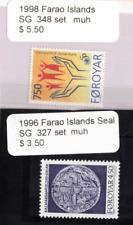 1996/98 Faroe Islands Stamps Selection of 2 MUH