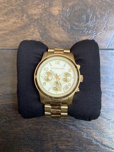 Orologio Michael Kors Donna Cronografo Runway Oro MK 5055