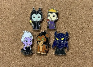 2024 Disney Villains Hidden Disney Pin Set ~ Kompletter Satz von 5! - Bild 1 von 2