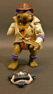 Vintage TMNT 1990 Don the Undercover Turtle Action Figure - Picture 1 of 5