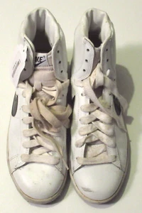 Vintage 80s Nike Penetrator High Top Basketball Shows White Blue 850507HS Mens - Bild 1 von 9