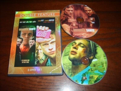 2 WS DVD DBL-FTR:THE BOONDOCK SAINTS~NORMAN REEDUS+FIGHT CLUB~BRAD PITT~EDWARD N - Image 1 of 2