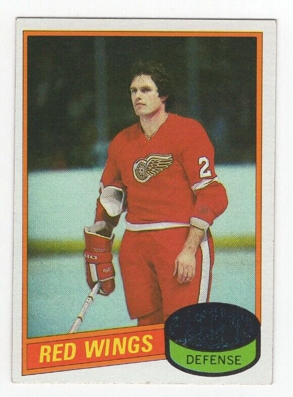 1980-81 Topps Unscratched Hockey Card #258 Barry Long - Detroit Red Wings - Image 1 of 1