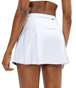 Women's Pleated Tennis Skirt High Waist Athletic Skorts for Running & Golf - Picture 1 of 6