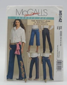Pattern Misses Jeans Length Variations Size 10-16 McCalls M5142 - Picture 1 of 2