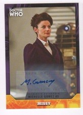 2017 Doctor Who Signature Series autograph Michelle Gomez purple 09/10
