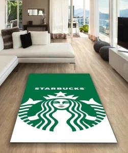Starbucks coffee round carpet, Rug, Man cave, Decoration, special design Rugs - Picture 1 of 5