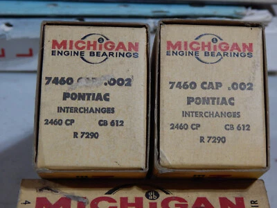 JUEGO DE 8 RODAMIENTOS DE VARILLA PONTIAC 389 V8 1964-1966 7460CAP+002 GTO OVERSIZE, TEMPEST Foto 1 de 4