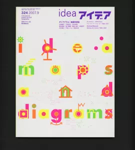 2007 Japanese Graphic Information Design IDEA 324 Andrew Blauvelt Maps/Diagrams - Picture 1 of 5