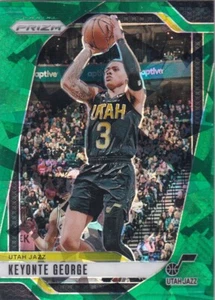 2024-25 Panini NBA Prizm No. 87 Keyonte George Green Ice Prizm - Bild 1 von 2