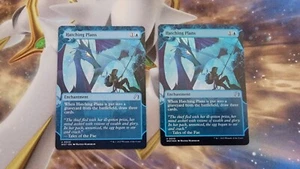 MTG WOT Hatching Plans Borderless x2 NM (1 Foil) - Picture 1 of 2