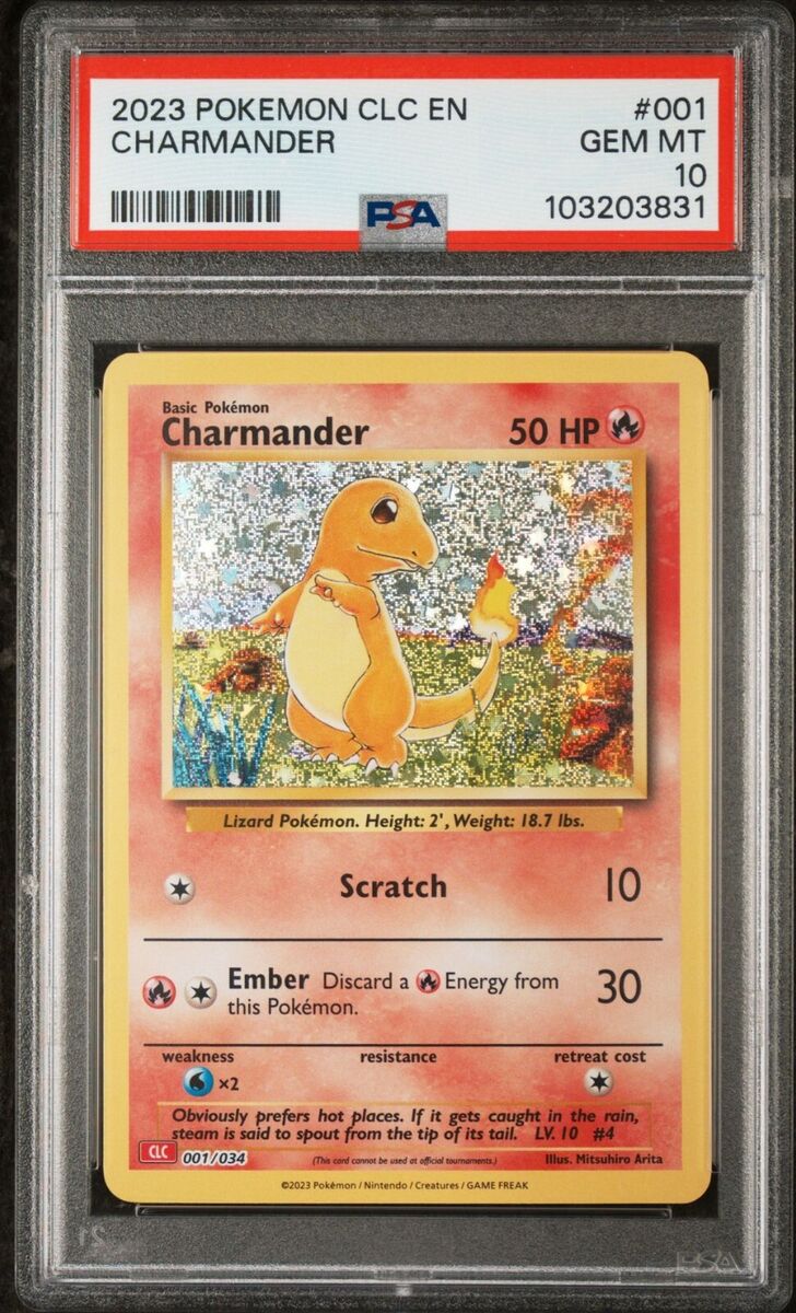 Charmander Pokémon TCG Professional Sports Authenticator Charmander Pokémon TCG Professional Sports Authenticator