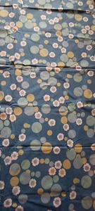 60ER 70ER JAHRE STOFF BETTDECKE vintage Space Age Panton Ära - Bild 1 von 3