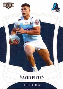2023 Gold Coast Titans NRL TLA Elite Card - David Fifita - Picture 1 of 3