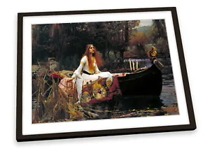 John William Waterhouse The Lady of Shalott FRAMED ART PRINT Picture Artwork - Picture 1 of 5