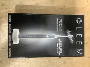 Gleem Rechargeable Toothbrush Slate Color w/ Charging Base & Travel Case - Picture 1 of 1