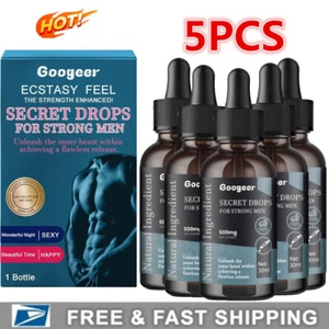 5PCS Secret Drops for Strong Men - Boost Energy,Improve Stamina-30ml~.~U.S - Picture 1 of 17