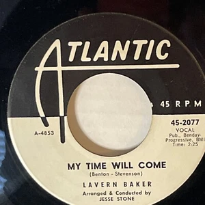 Lavern Baker R&B 45 Bumble Bee My Time Will Come Promo Atlantic Records 1960 - Picture 1 of 4