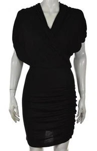 Catherine Malandrino Womens Dress Size PP Black Sheath Knee Length Sleeveless - Picture 1 of 4