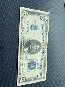 1934D $5 silver certificate - Picture 1 of 2