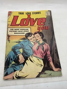 I Love You Comic #15 1957 - Charlton Romance True Love Stories - Bild 1 von 21