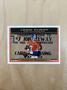 1996 Upper Deck Collector's Choice - Season To Remember John Elway #55 - Picture 1 of 2