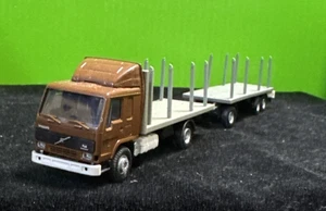 Maqueta de coche: 1:87 camión Rocco Volvo remolque transporte de madera - raro - Imagen 1 de 1