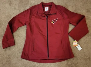 Chaqueta para mujer NFL Arizona Cardinals Soft Shell cremallera completa talla grande nueva con etiquetas - Imagen 1 de 5