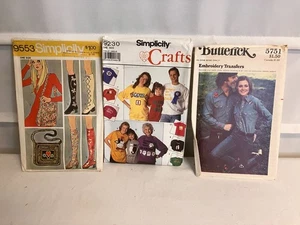 Vintage Lot 3 Purse Spats Iron On Transfer Patterns - Picture 1 of 4