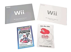 Nintendo Wii Betriebsanleitungen System Setup + Kanäle & Einstellungen + Einlagen - Bild 1 von 3