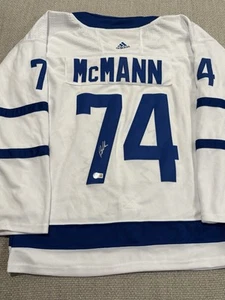 BECKETT COA BOBBY MCMANN Signed Autographed Toronto Maple Leafs Hockey Jersey - Picture 1 of 2
