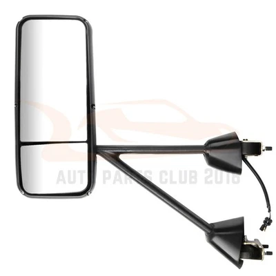 Espejo retrovisor cromado lateral completo para Kenworth T370 T600 y T660 LH Foto 1 de 4
