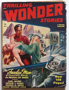 THRILLING WONDER STORIES Pulp Magazine Apr. 1948 - Imagen 1 de 2