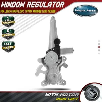 Regulador de ventana eléctrica con motor para Lexus GX470 LX570 Toyota 4Runner trasero izquierdo Foto 1 de 4