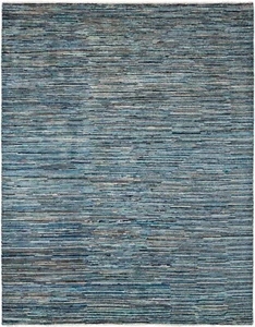 Alfombra oriental anudada a mano Ziegler 193 x 153 cm-fina, alfombra, alfombra, azul - Imagen 1 de 11